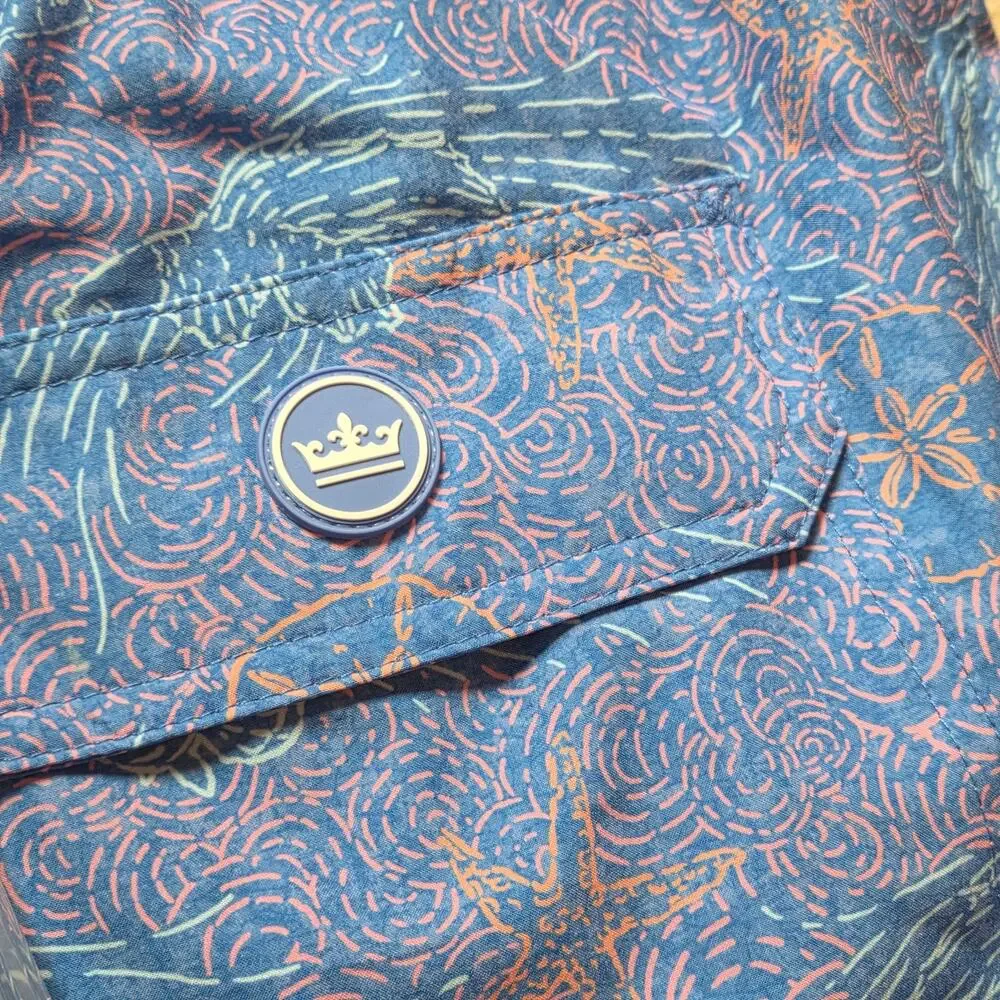 Peter Millar Swim Trunks Seaside Collection NWT Sz 3X Free Bag Attached